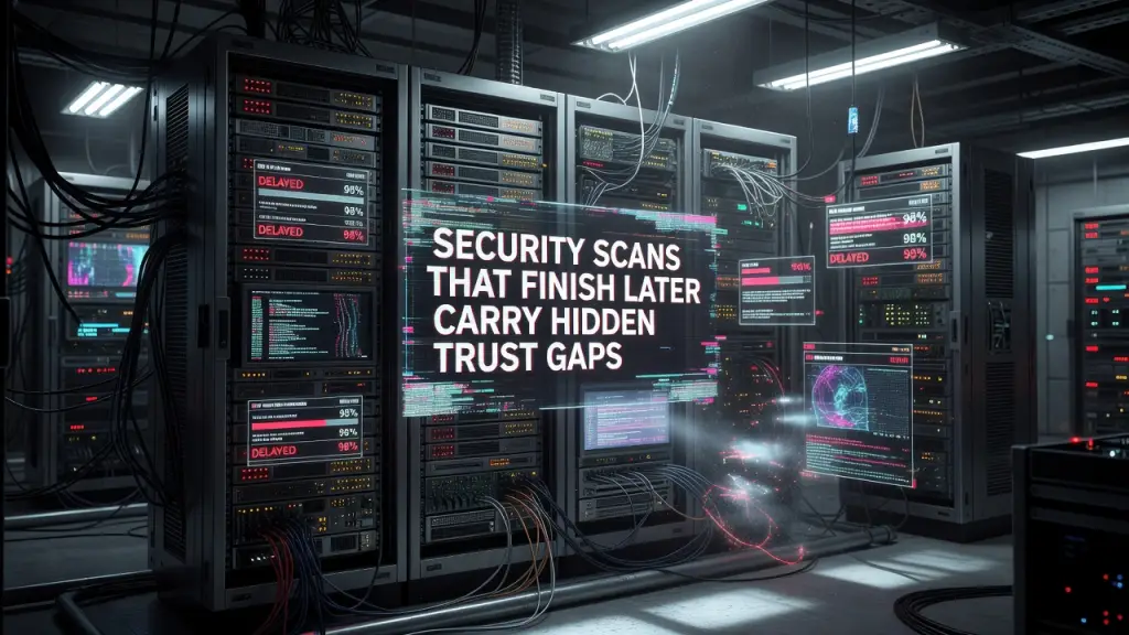 Security Scans That Finish Later Carry Hidden Trust Gaps