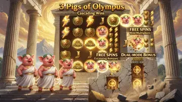3 Pigs of Olympus Review: Gameplay, Slots, and Pigs of Olympus 2 Insights